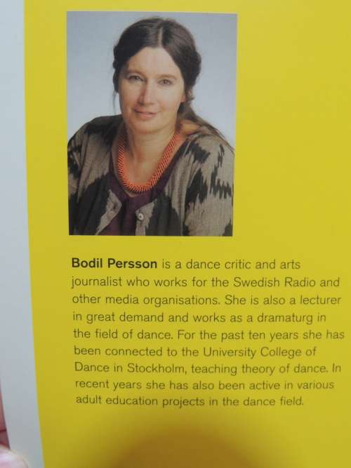 Contemporary Dance in Sweden - Bodil Persson