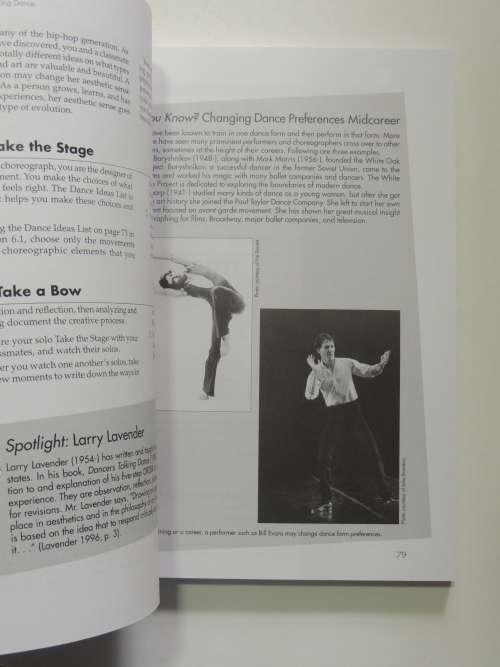 Experiencing Dance -From Student toDance Artist -Helene Scheff,Marty Sprague, Susan McGreevy-NichoLS