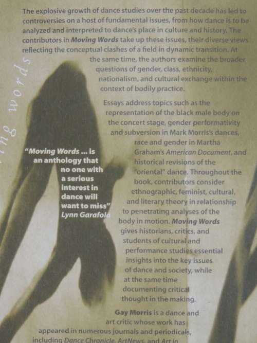 Moving Words - Re-Writing Dance - Ed. Gay Morris