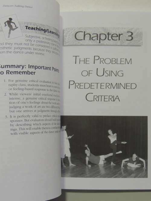 Dancers Talking Dance, Critical Evaluation in the Choreography ClassLarry Lavender