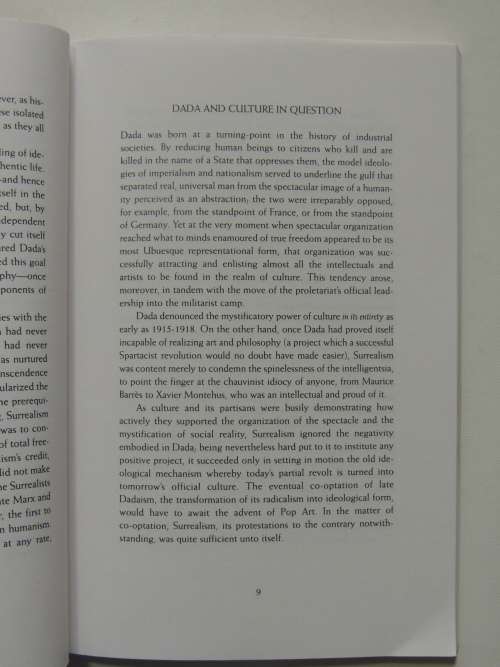A Cavalier History of Surrealism - Raoul Vaneigem `J-F Dupuis`, Translated by Donald Nicholson-Smith