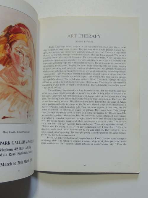 ART The Independent Review no. 2 March `88 - Ed. Margaret Hitge