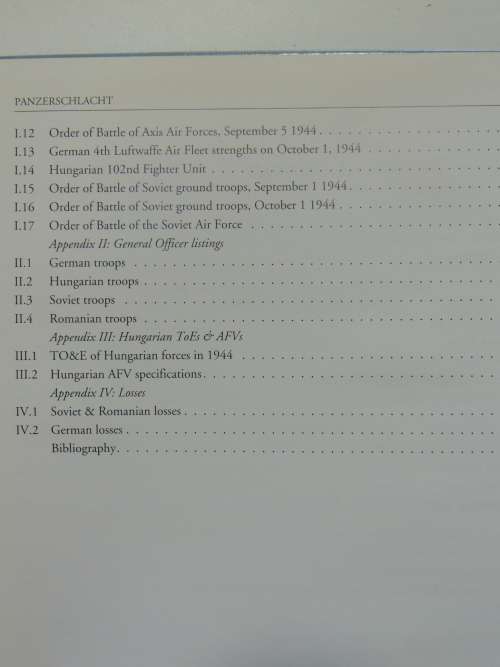 Panzerschlacht - Armoured Operations On The Hungarian Plains September - November 1944 - Perry Moore