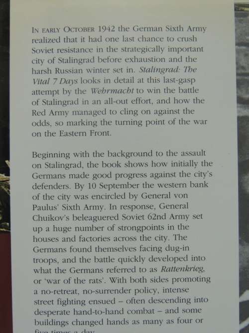 Stalingrad The Vital 7 Days,German`s Last Desperate Attempt To Capture The City:1942 -  Will Fowler