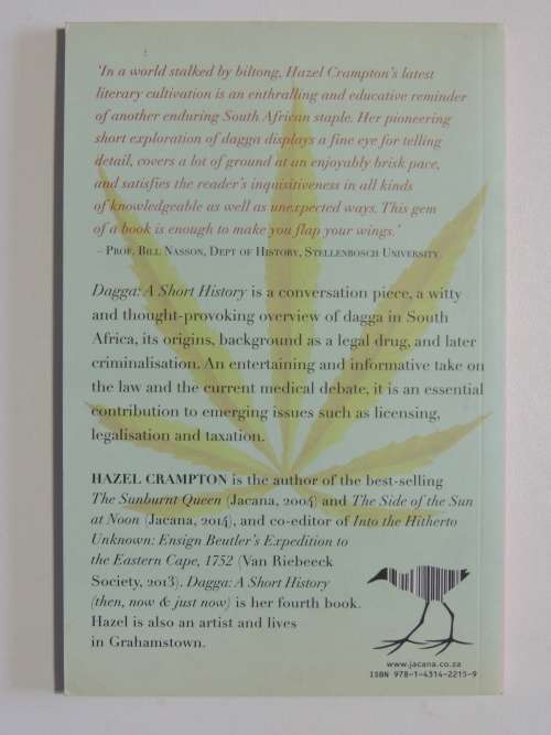 Dagga - A Short History - Hazel Crampton