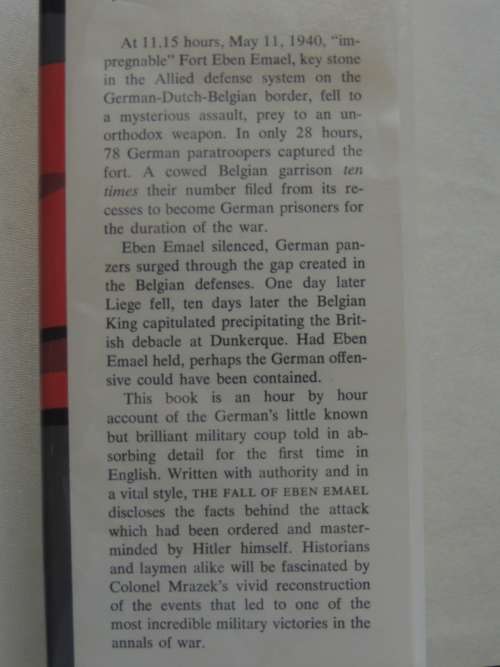 The Fall Of Eben Emael - Prelude To Dunkerque - Col. James E. Mrazek (Ret.)