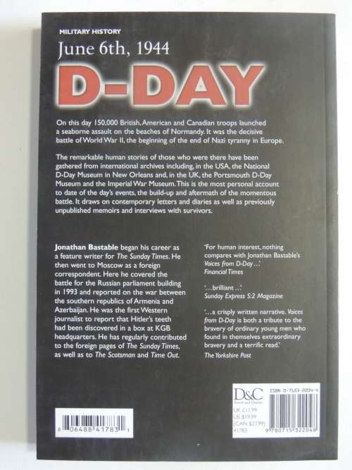 Voices From D-Day - Eye-Witness Accounts Of 6Th June 1944 - Jonathan Bastable