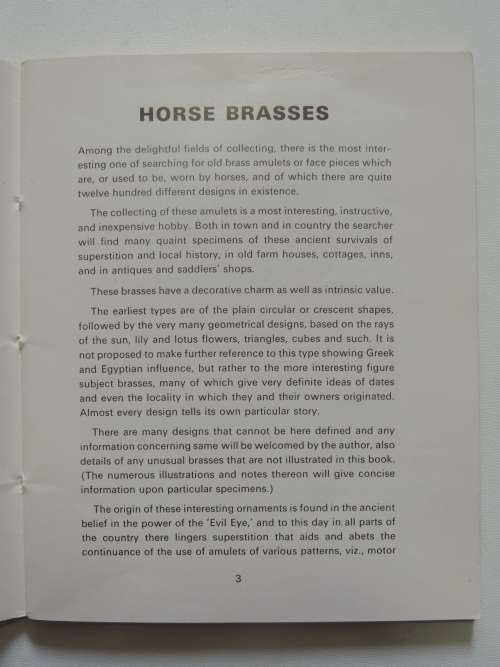 All About Horse Brasses - HS Richards