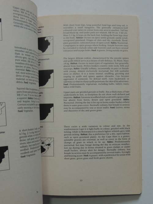 Concise Guide to the Animal Tracks of Southern Africa - Louis Liebenberg (Scarce)