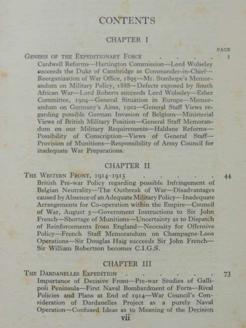 Soldiers and Statesmen 1914 - 1918 - Two Volumes - Field Marshall Sir William Robertson, Bart