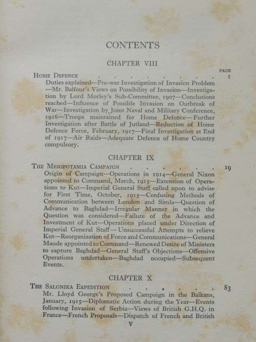 Soldiers and Statesmen 1914 - 1918 - Two Volumes - Field Marshall Sir William Robertson, Bart