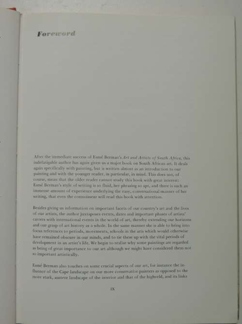 The Story of South African Painting  - Esme Berman ( First Edition) 1975