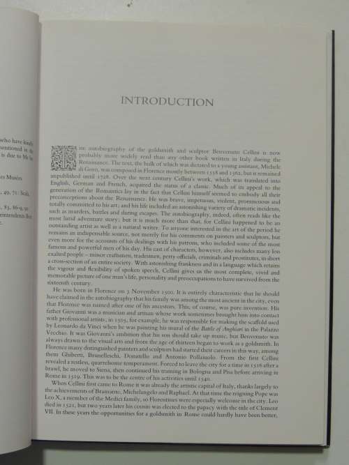 The Autobiography of Benvenuto Cellini - Charles Hope    ART
