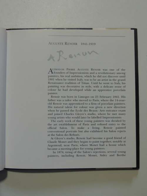 The Life & Works of Renoir- Janice Anderson