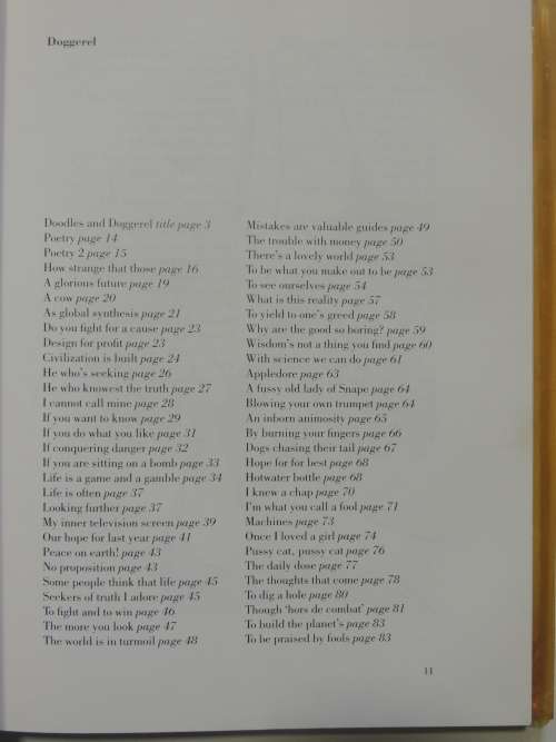 Doodles and Doggerel - Ove Nyquist Arup - Limited Edition    ART