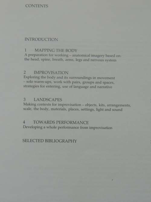 Body Space Image - Notes Towards Improvisation & Performance - Miranda Tufnell, Chris Crickmay