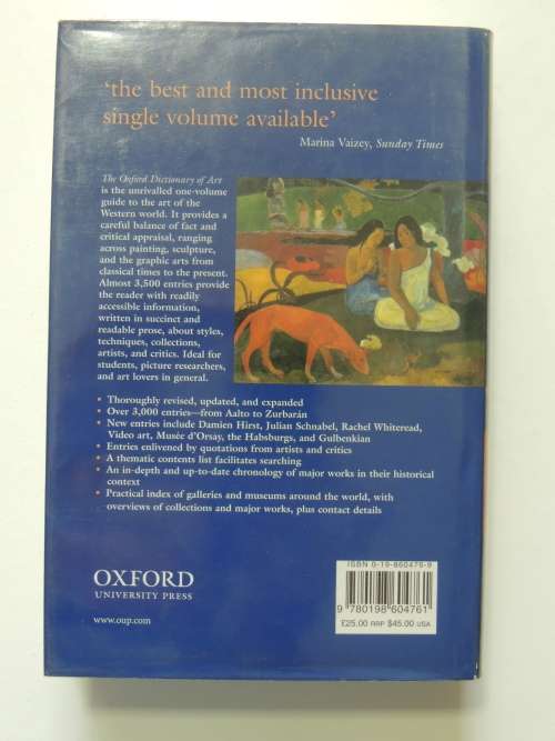 The Oxford Dictionary of ART - Ian Chilvers