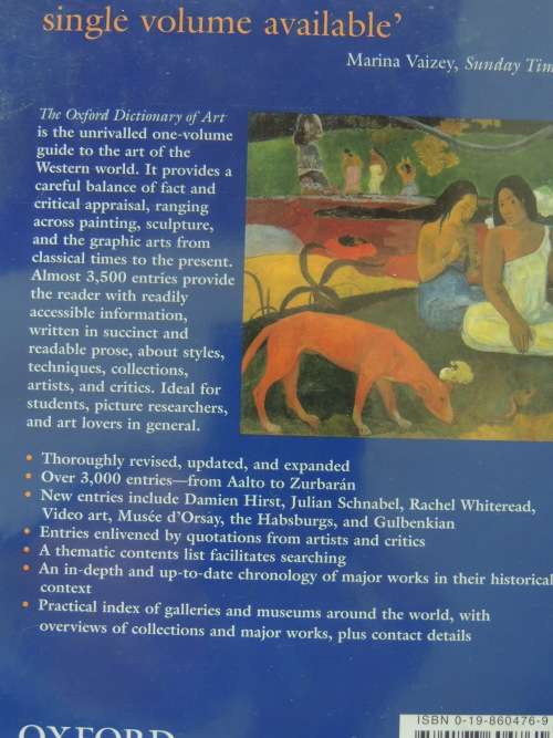 The Oxford Dictionary of ART - Ian Chilvers