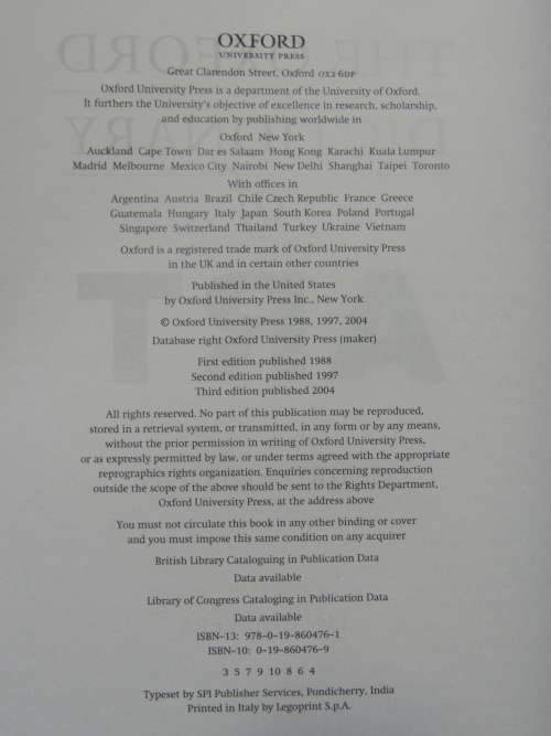 The Oxford Dictionary of ART - Ian Chilvers