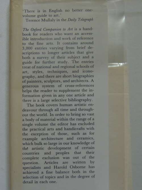 The Oxford Companion to ART - Ed. Harold Osborne