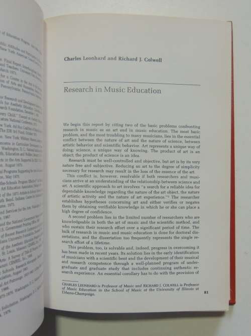 Arts & Aesthetics:An Agenda for Future, Arts,Cognition,Basic Skills, The Teaching Process- G Knieter