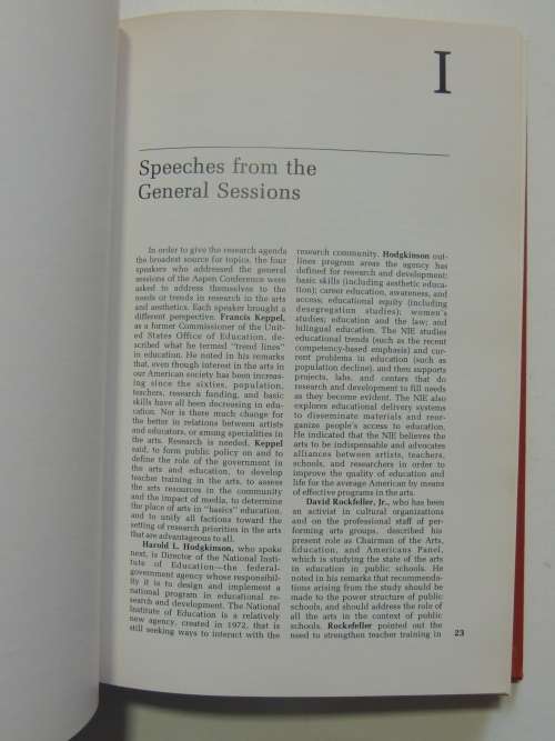 Arts & Aesthetics:An Agenda for Future, Arts,Cognition,Basic Skills, The Teaching Process- G Knieter