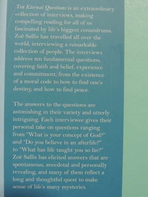 Ten Eternal Questions - Wisdom, Insight And Reflection For Life`s Journey - Zoe Sallis