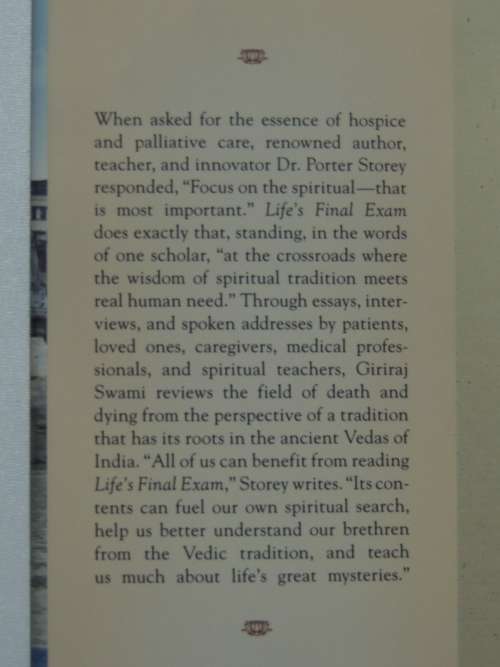 Life`s Final Exam - Death And Dying From The Vedic Perspective - Giriraj Swami