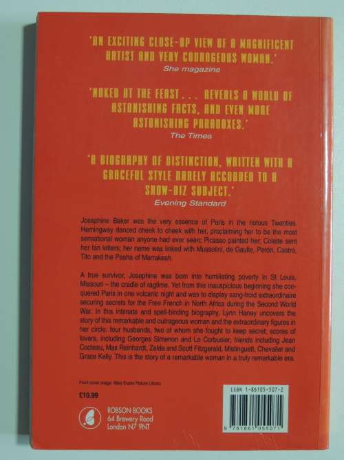 Naked At The Feast - The Biography Of Josephine Baker - Lynn Haney