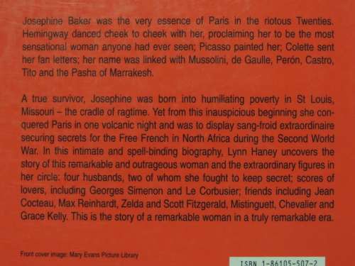 Naked At The Feast - The Biography Of Josephine Baker - Lynn Haney