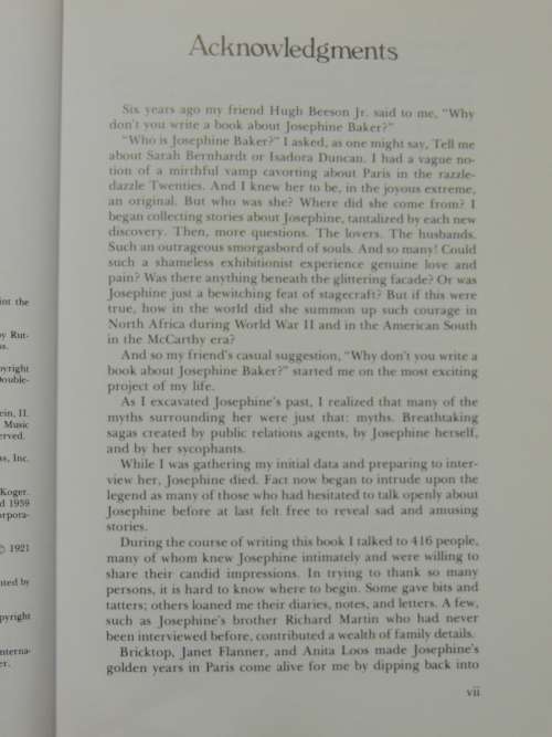 Naked At The Feast - The Biography Of Josephine Baker - Lynn Haney