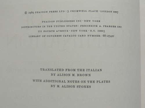 The Art Of Illumination, An Anthology Of Manuscripts From The 6th - Sixteenth Century - P D`Ancona