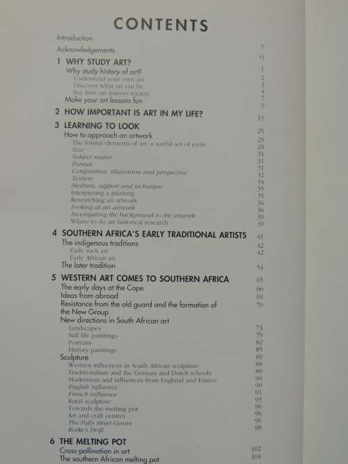 Art In Outline - An Introduction To South African Art - Merle Huntley