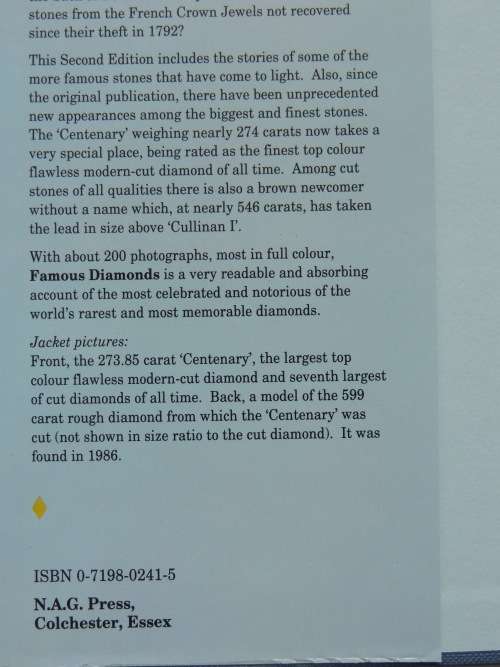 Famous Diamonds - 2nd Edition Revised - Ian Balfour