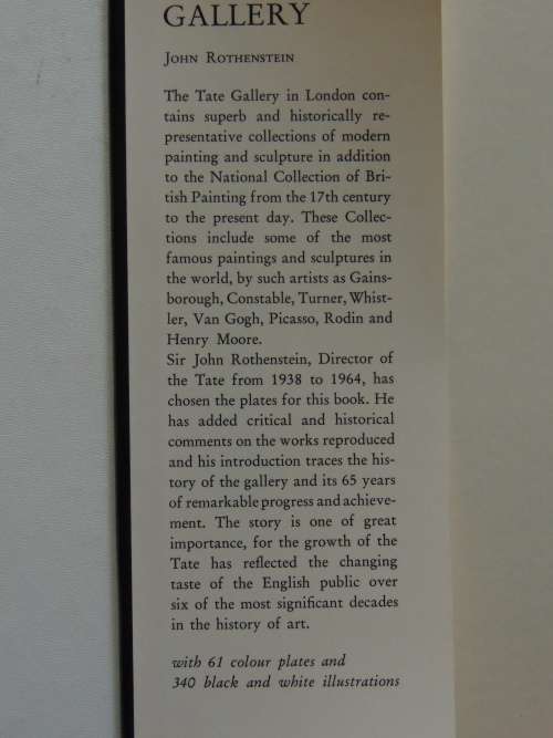 The Tate Gallery - The World of Art Library - Galleries - John Rothenstein