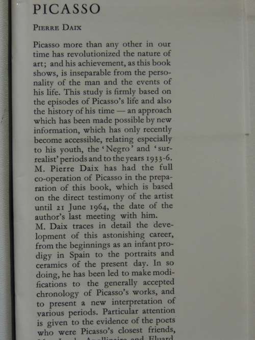 Picasso - The World of Art Library - Artists - SC - Pierre Daix