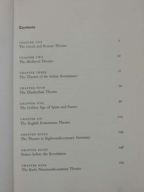 A Concise History of The Theatre- Phyllis Hartnol