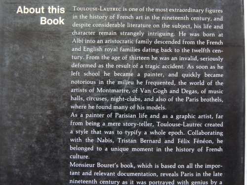 Toulouse-Lautrec - The World of Art Library - Artists - SC - Jean Bouret