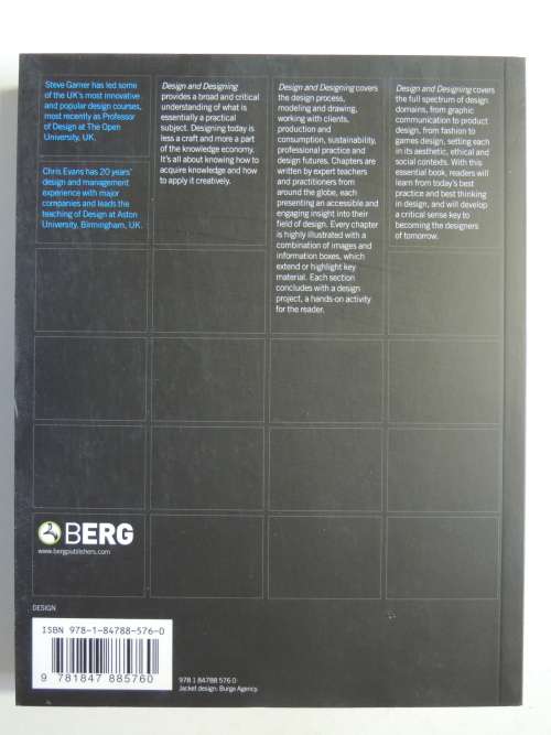 Design and Designing - A Critical Introduction - Ed`s: Steve Garner, Chris Evans
