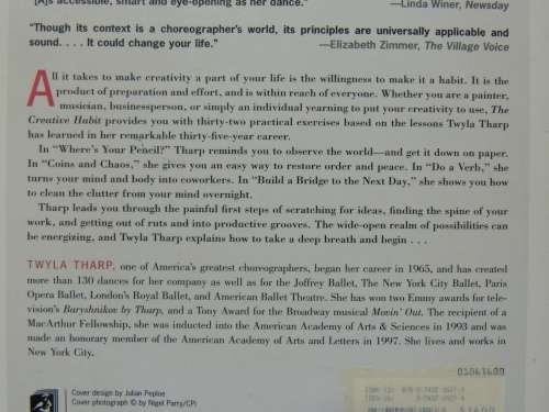 The Creative Habit - Learn It & Use It For Life - Twyla Tharp