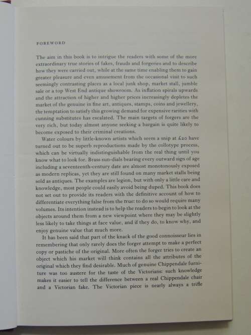 The Genuine Article,The Making &Unmasking ofFakes & Forgeries -John Fitzmaurice Mills, J M Mansfield