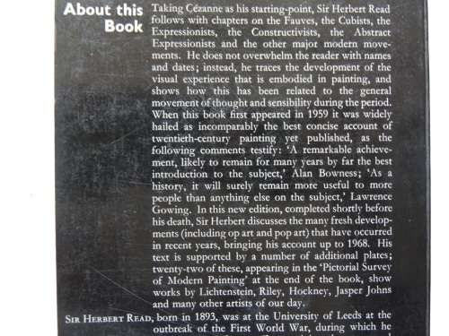 A Concise History of Modern Painting Revised Edition  - The World of Art Library - T&H -Herbert Read