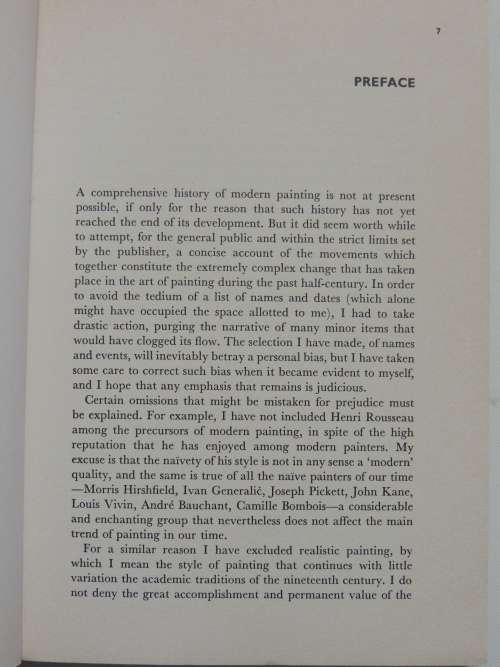 A Concise History of Modern Painting Revised Edition  - The World of Art Library - T&H -Herbert Read