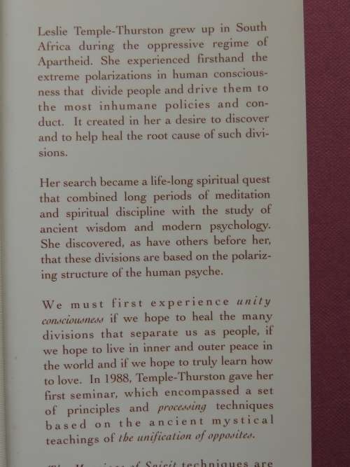 The Marriage of Spirit - Enlightened Living in Today`s World - Leslie Temple-Thurston