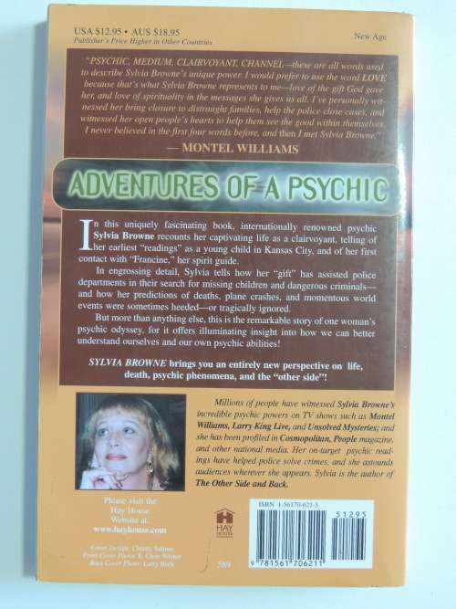 Adventures of a Psychic, Fascinating & Inspiring True Life Story of One of America`s..-Sylvia Browne