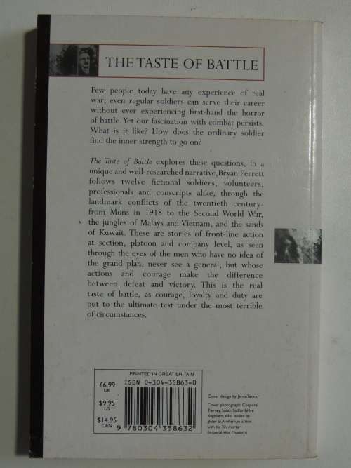The Taste Of Battle - Front Line Action 1914-1991 - Bryan Perrett