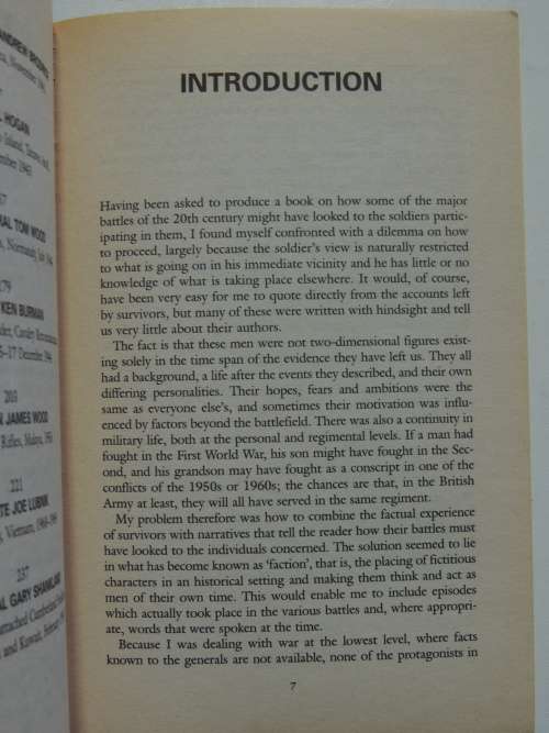 The Taste Of Battle - Front Line Action 1914-1991 - Bryan Perrett