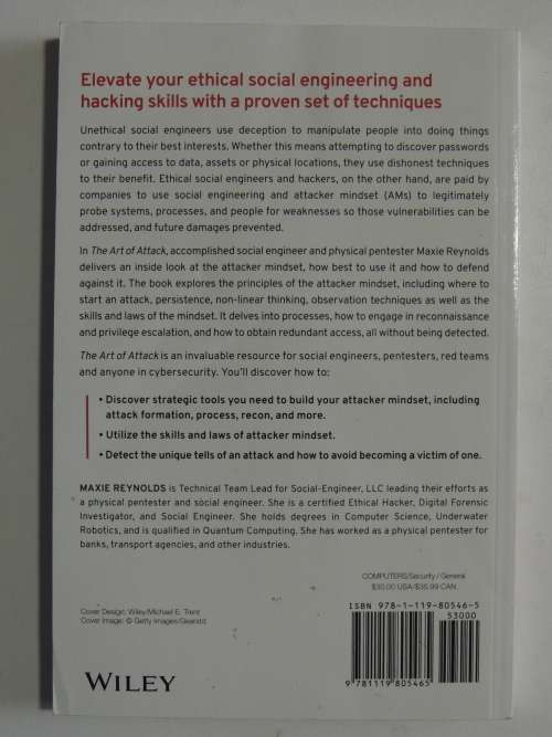 The Art Of Attack - Attacker Mindset For Security Professionals - Maxie Reynolds