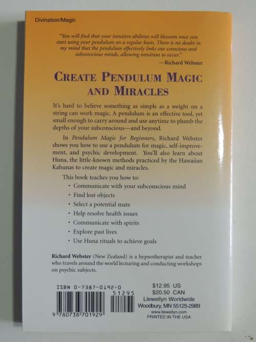 Pendulum Magic for Beginners - Power to Achieve All Goals - Richard Webster