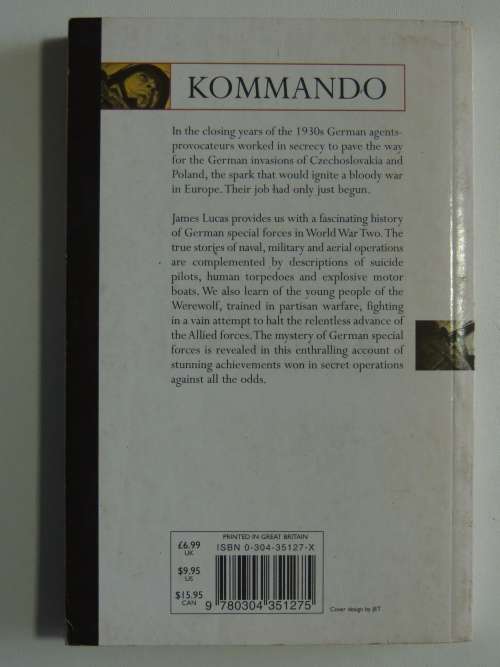 Kommando - German Special Forces World War Two - James Lucas